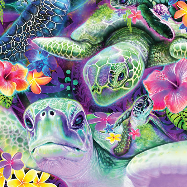 Rainbow Sea Turtles by Sheena Pike MacBook Cases