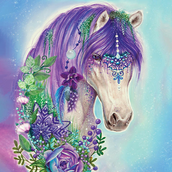 Fantasty Horse by Sheena Pike MacBook Cases