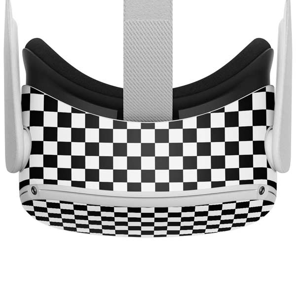 Black and White Checkered Oculus Quest 2 Skin