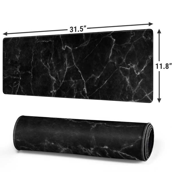 Black Marble Mousepad