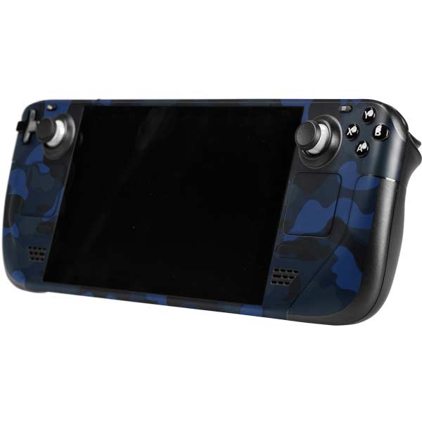 Blue Street Camo Steam Deck Handheld Gaming Computer Skin