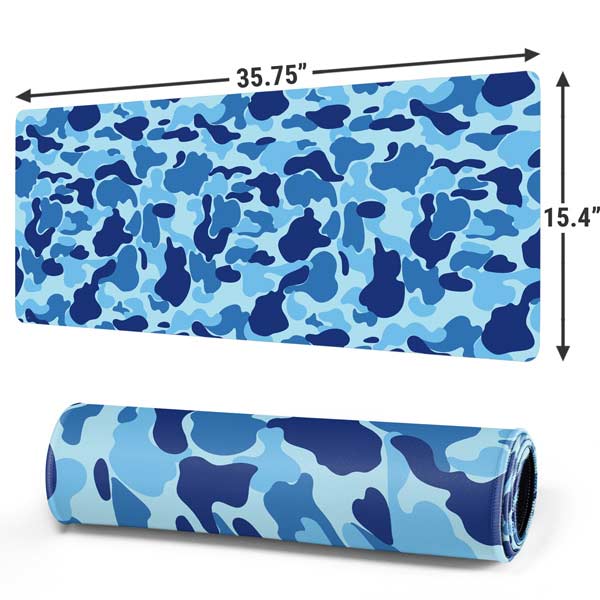 Light Blue Street Camo Mousepad