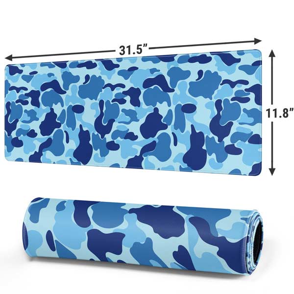 Light Blue Street Camo Mousepad