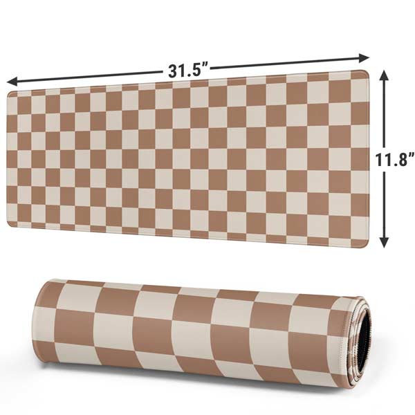 Neutral Checkered Mousepad