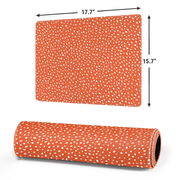 Orange Spots Mousepad