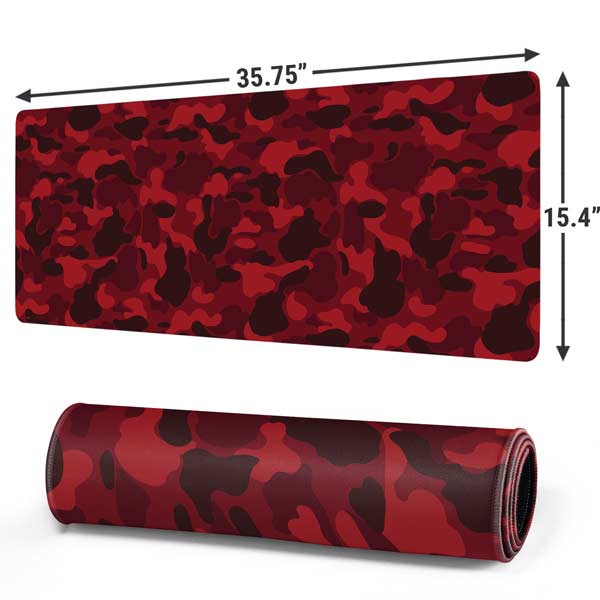 Red Street Camo Mousepad