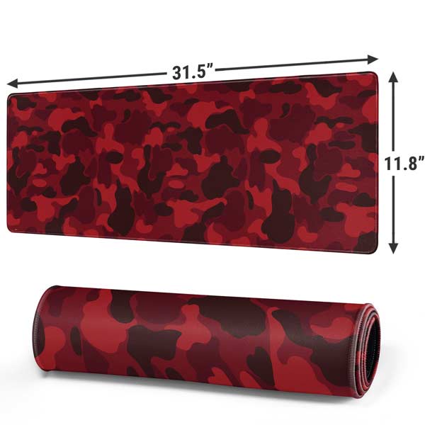 Red Street Camo Mousepad