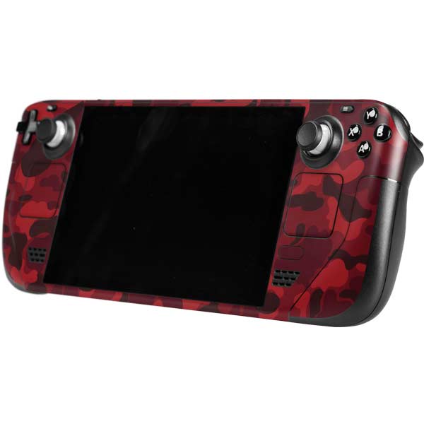 Red Street Camo Steam Deck Handheld Gaming Computer Skin