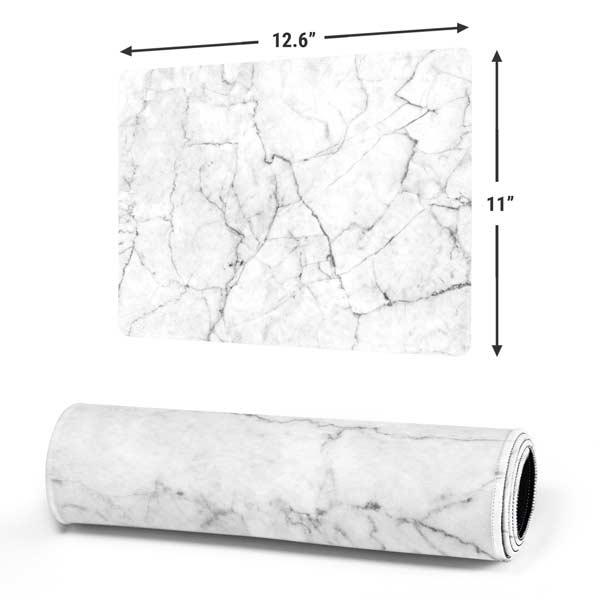 White Marble Mousepad