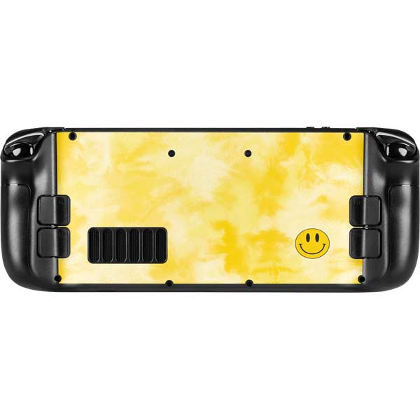 Yellow Tie Die Steam Deck Handheld Gaming Computer Skin