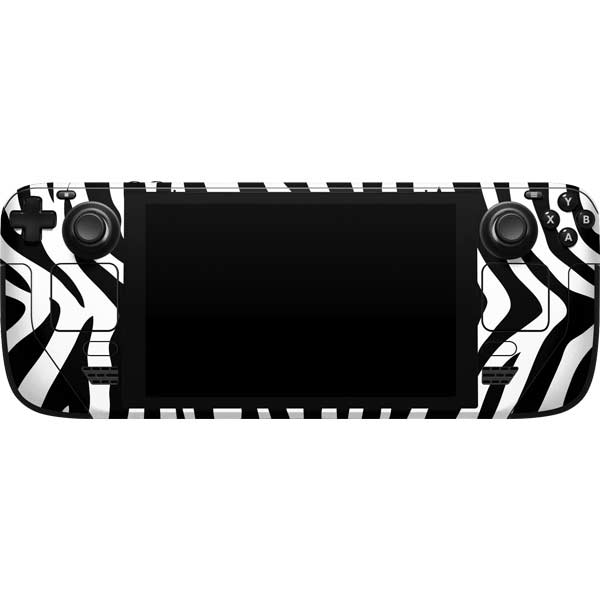 Zebra Print Steam Deck Handheld Gaming Computer Skin