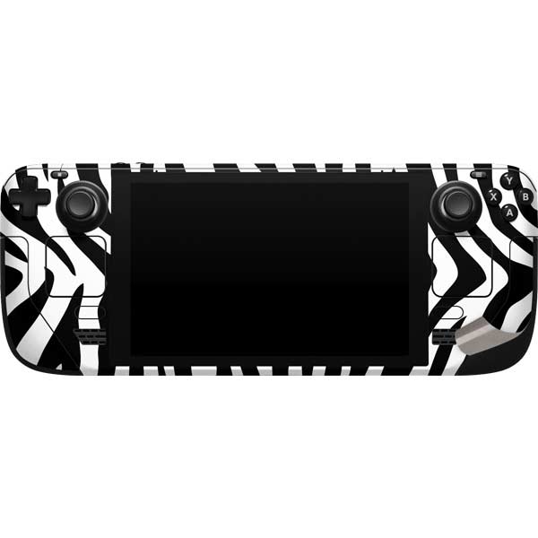 Zebra Print Steam Deck Handheld Gaming Computer Skin