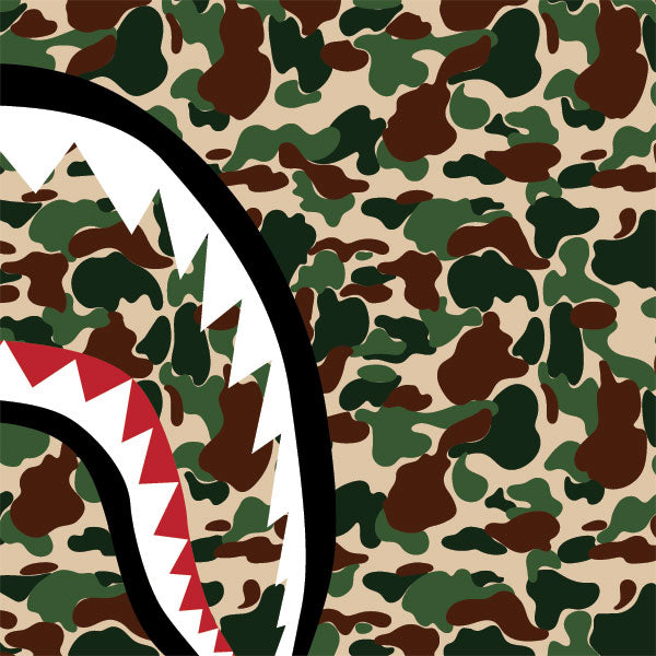 Shark Teeth Street Camo MacBook Cases