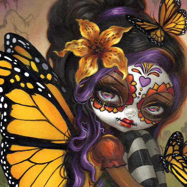 Monarch butterfly Fairy by Jasmine Becket-Griffith iPad Skins