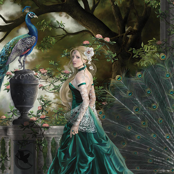 Woman with Peacocks by Nene Thomas Xbox Series X Skins