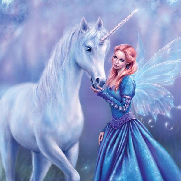Rhiannon Fairy and Unicorn by Rachel Anderson MacBook Cases