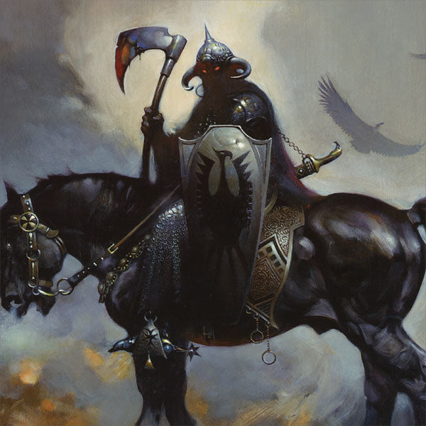 Death Dealer on Horseback by Frazetta MacBook Cases