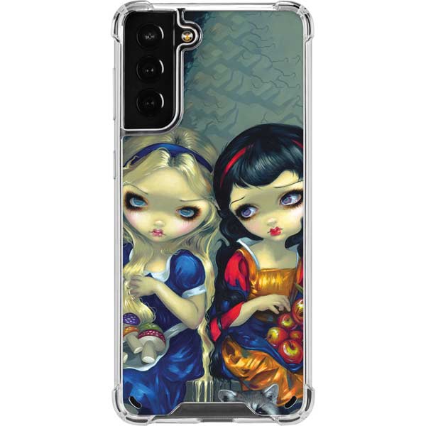 Alice & Snow Fairy Tail with Cat and Raccoon by Jasmine Becket-Griffith Galaxy Cases