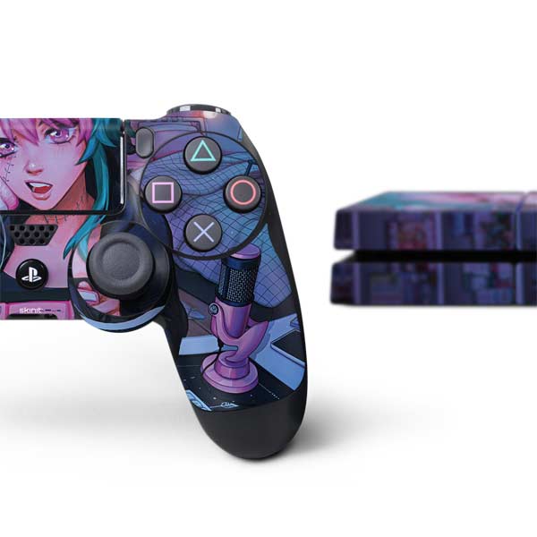 Anime Catgirl Gamer Nerd by Ivy Dolamore PlayStation PS4 Skins