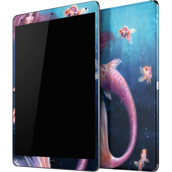 Aurelia Mermaid with Fish by Rachel Anderson iPad Skins