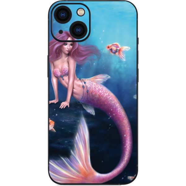 Aurelia Mermaid with Fish by Rachel Anderson iPhone Skins