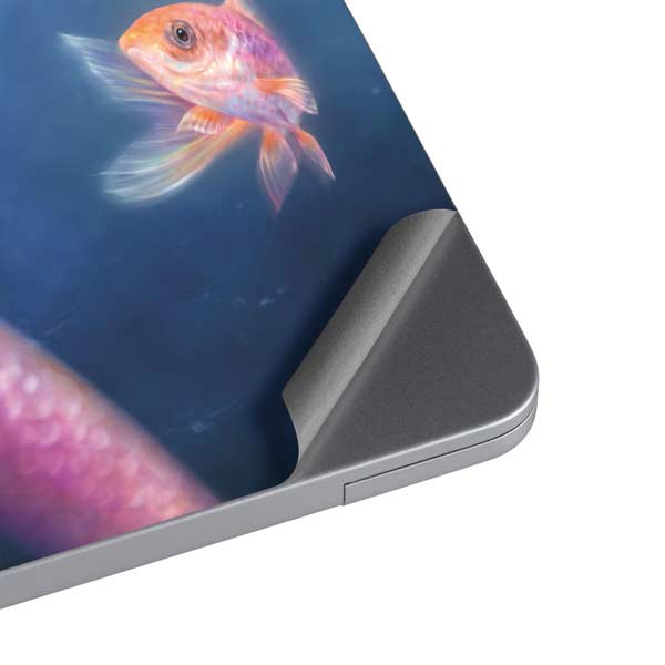 Aurelia Mermaid with Fish by Rachel Anderson MacBook Skins