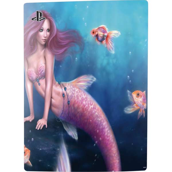 Aurelia Mermaid with Fish by Rachel Anderson PlayStation PS5 Skins