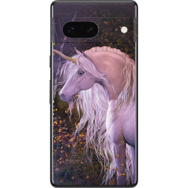Autumn Glow Unicorn by Laurie Prindle Pixel Skins