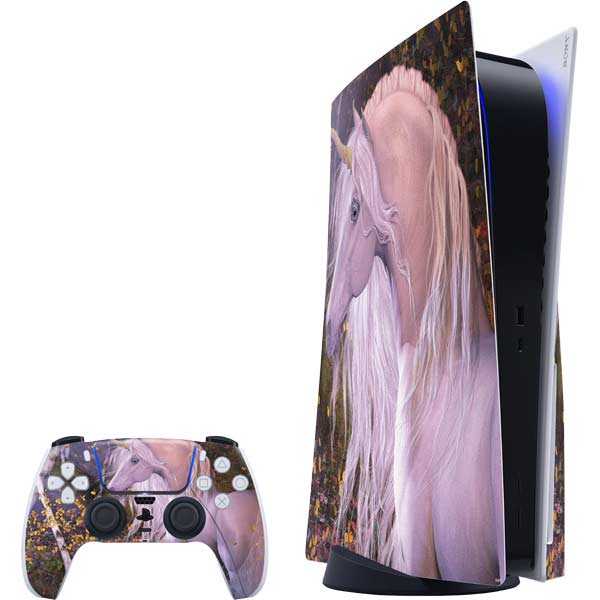 Autumn Glow Unicorn by Laurie Prindle PlayStation PS5 Skins