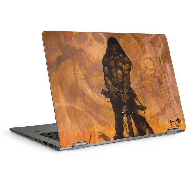 Barbarian by Frazetta Laptop Skins