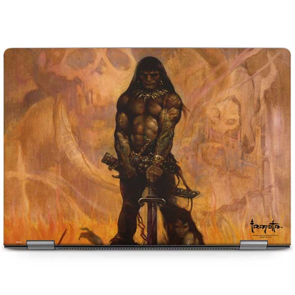 Barbarian by Frazetta Laptop Skins