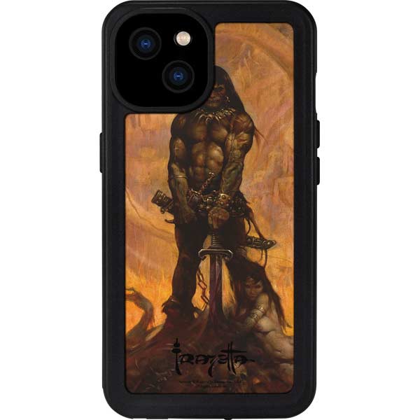 Barbarian by Frazetta iPhone Cases