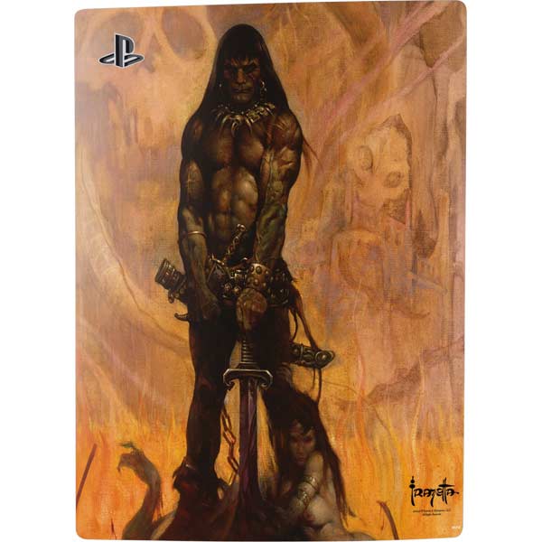 Barbarian by Frazetta PlayStation PS5 Skins