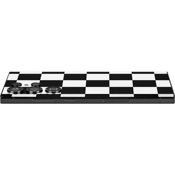 Black and White Checkered Galaxy Skins