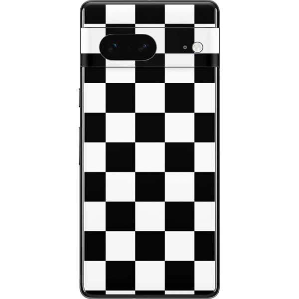 Black and White Checkered Pixel Skins