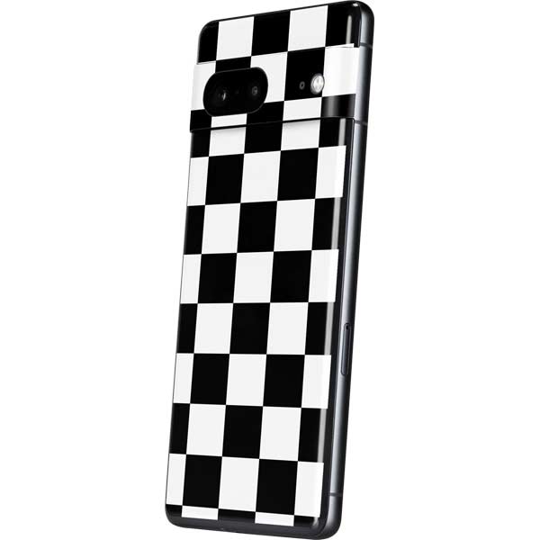 Black and White Checkered Pixel Skins