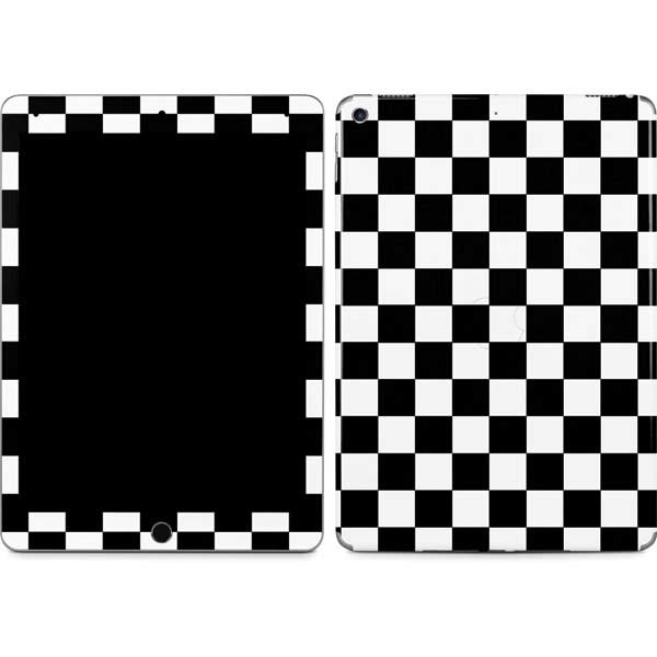 Black and White Checkered iPad Skins