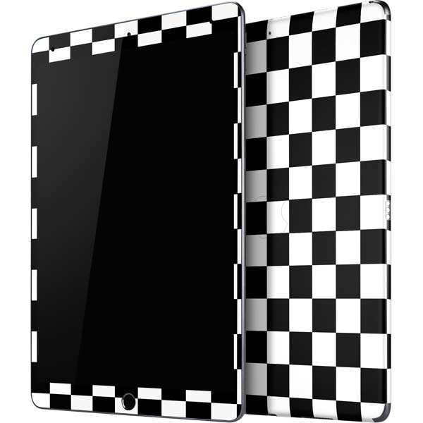 Black and White Checkered iPad Skins
