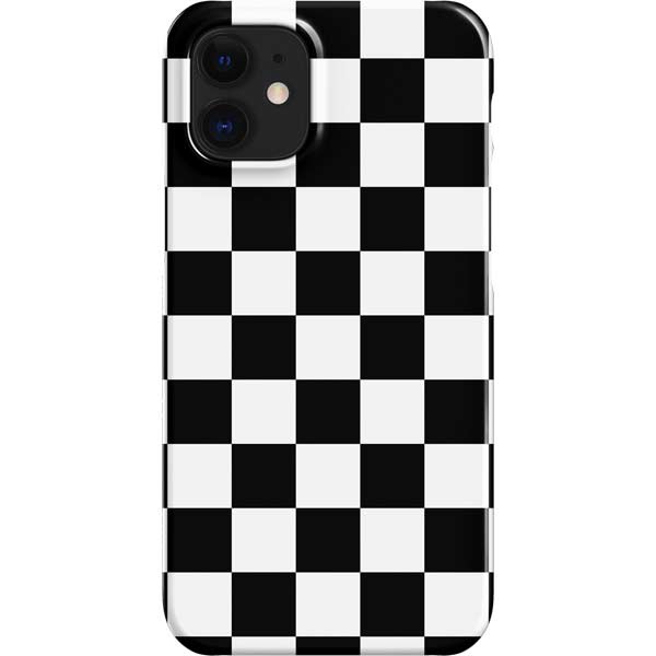 Black and White Checkered iPhone Cases