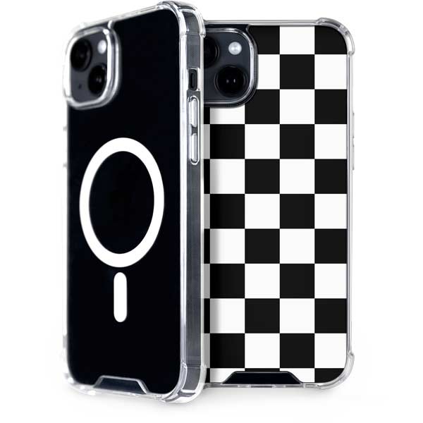 Black and White Checkered iPhone Cases