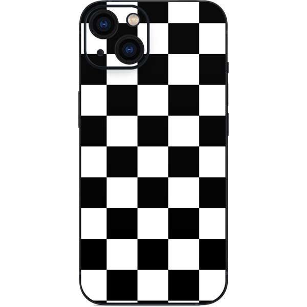 Black and White Checkered iPhone Skins