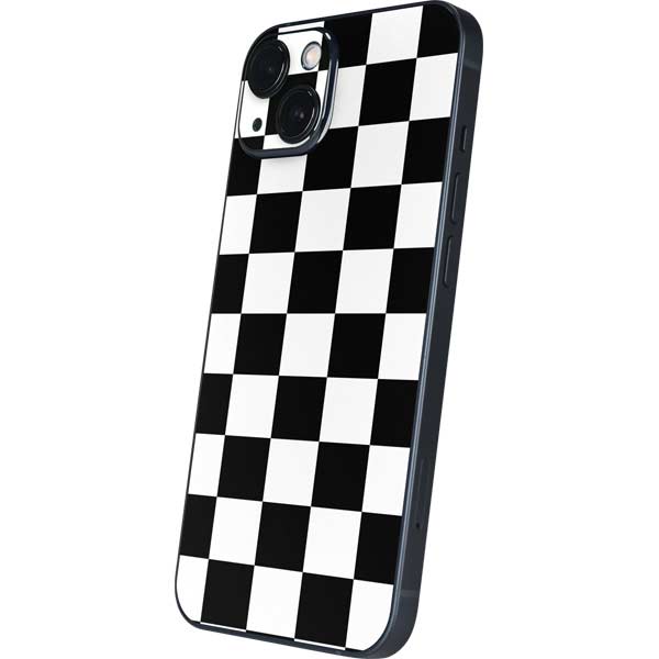 Black and White Checkered iPhone Skins