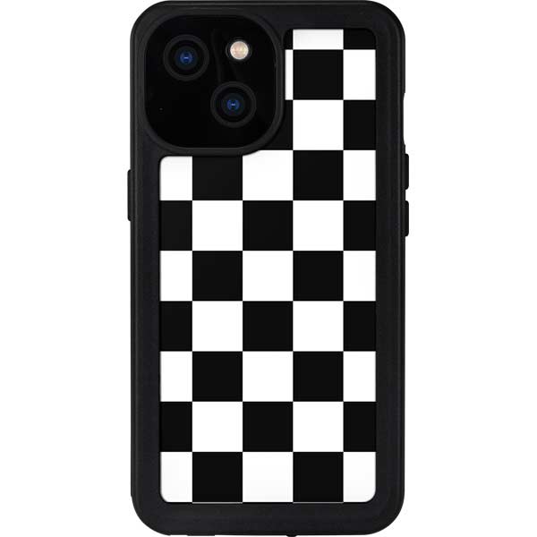 Black and White Checkered iPhone Cases