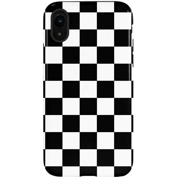 Black and White Checkered iPhone Cases