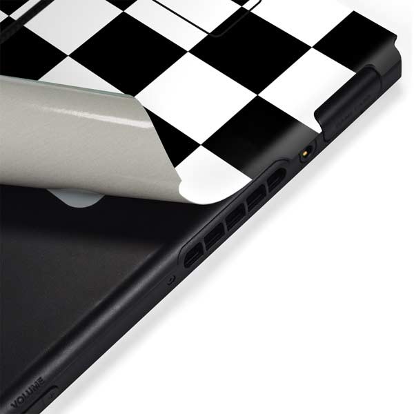 Black and White Checkered Nintendo Skins