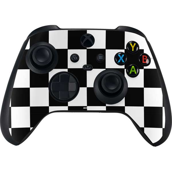 Black and White Checkered Xbox Series X Skins