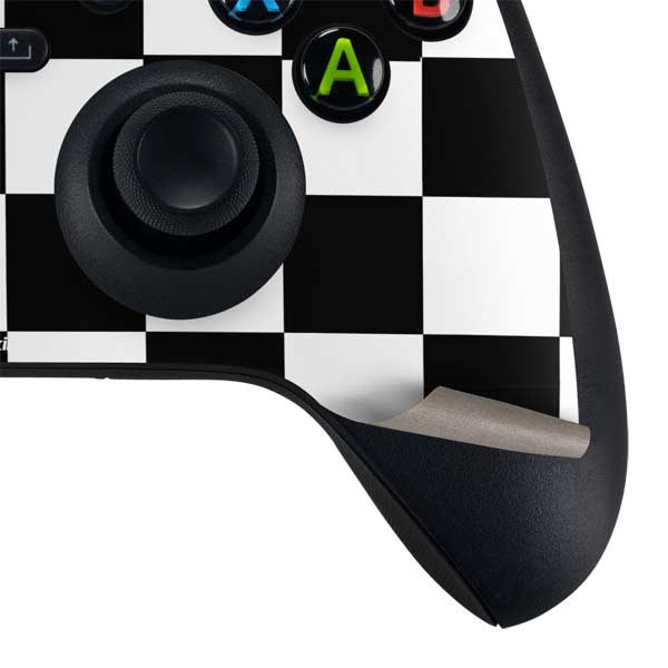 Black and White Checkered Xbox Series X Skins