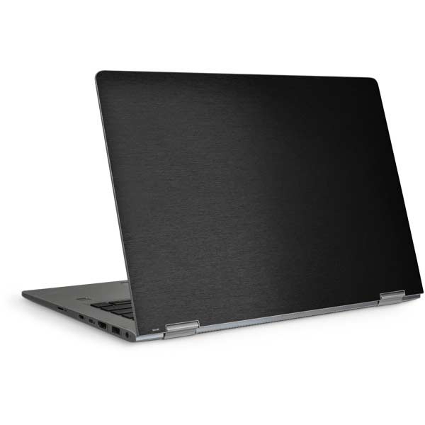 Black Brushed Steel Texture Laptop Skins