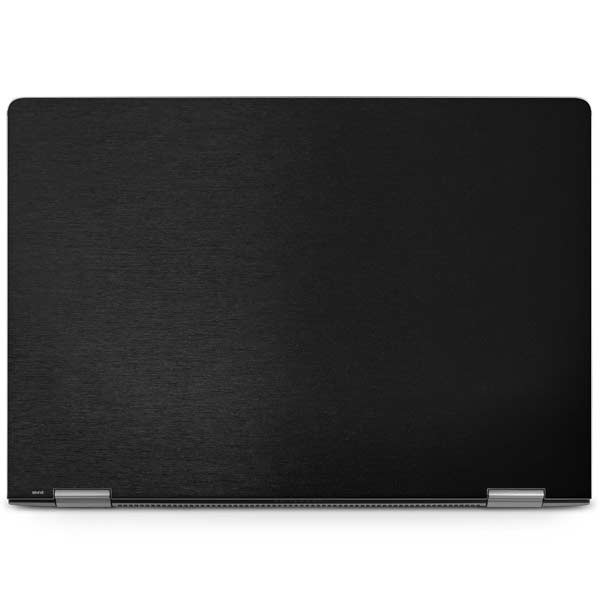 Black Brushed Steel Texture Laptop Skins