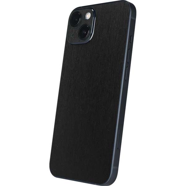 Black Brushed Steel Texture iPhone Skins